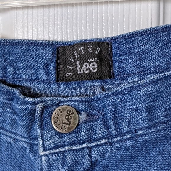 Vintage Riveted by Lee Classic Cotton Medium Wash High Rise Mom Jeans Size 16M - Picture 2 of 5